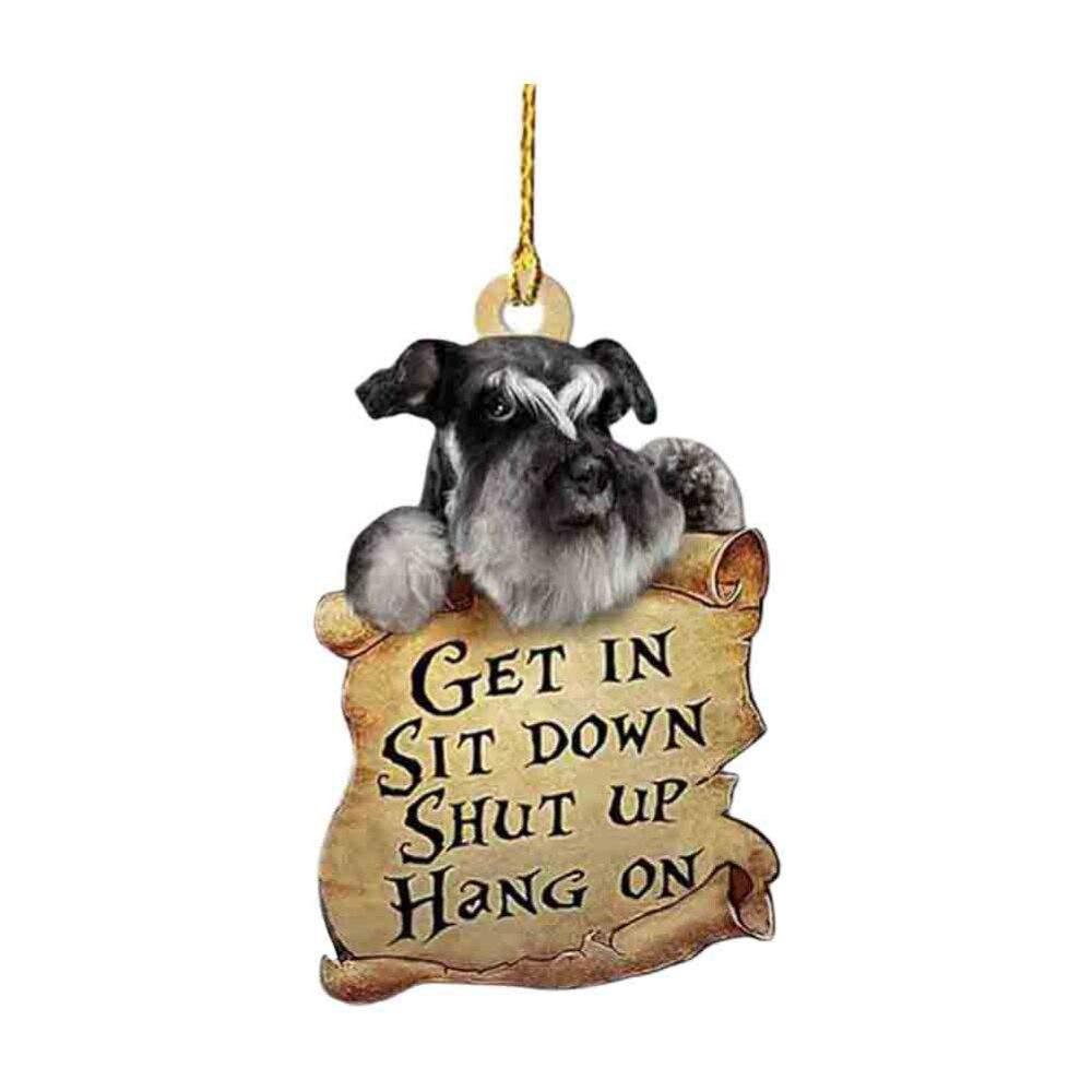 Подвеска в виде щенка, автомобильный рюкзак, украшения, милый автомобильный подвесной орнамент, брелок для интерьера, домашний декор, аксессуары