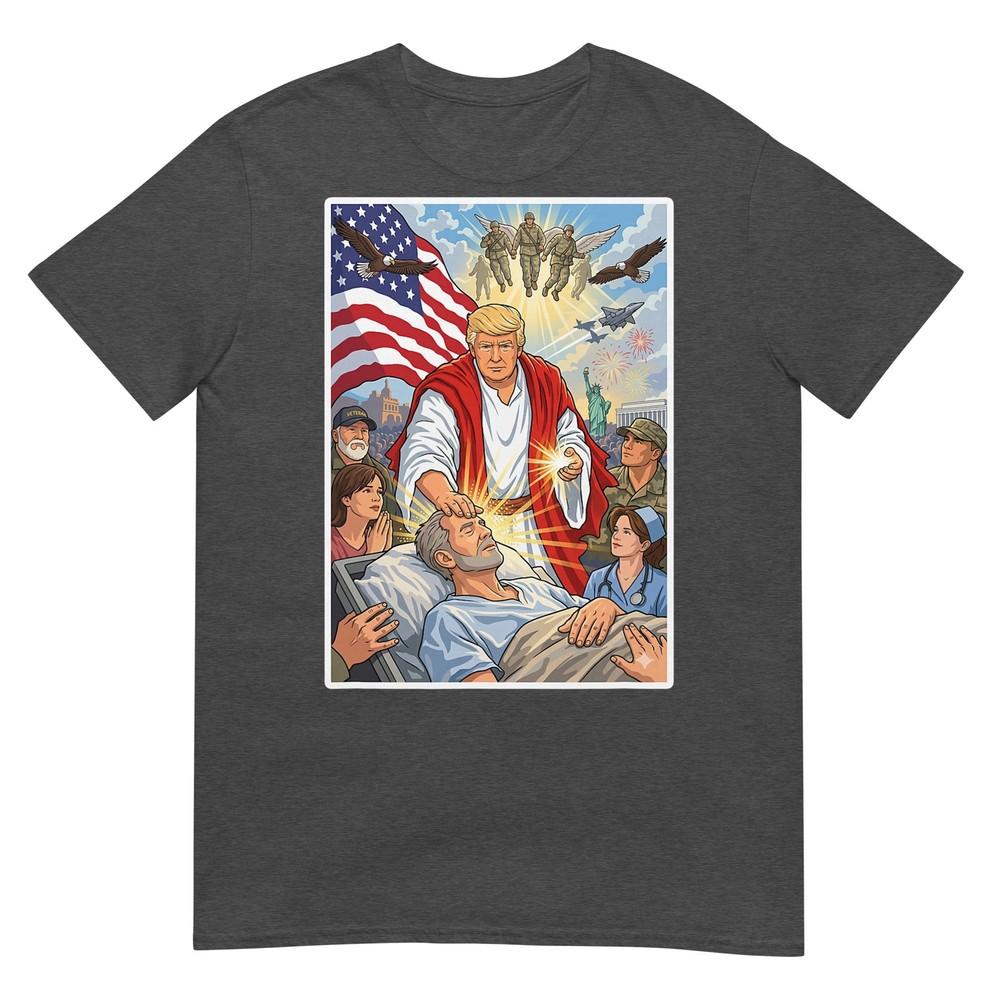 Trump As Jesus Patriotic Graphic Funny Unisex Unisex TShirt
