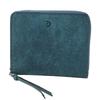 Кошелек с круглой застежкой-молнией для монет из натуральной кожи Buona Blue [Baggy Port], тип кошелька, мужской BP-ZYS2410-BL