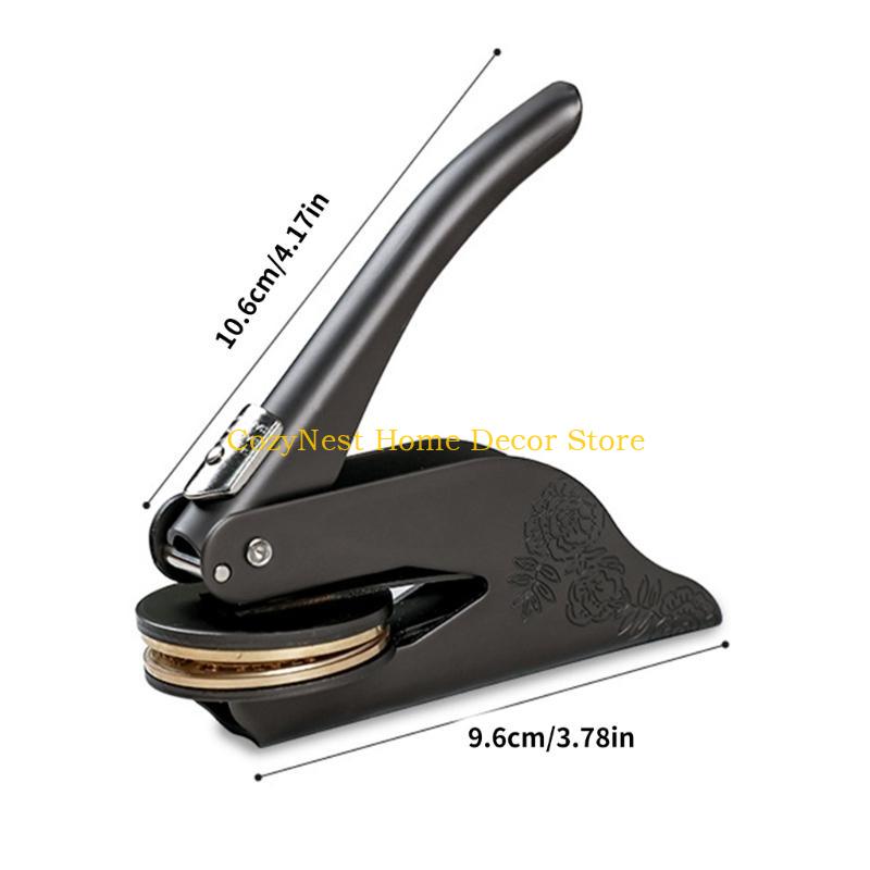 92MF Нержавеющая сталь Печать-тиснитель для книг, конвертов, подарочных этикеток, сертификатов, наград