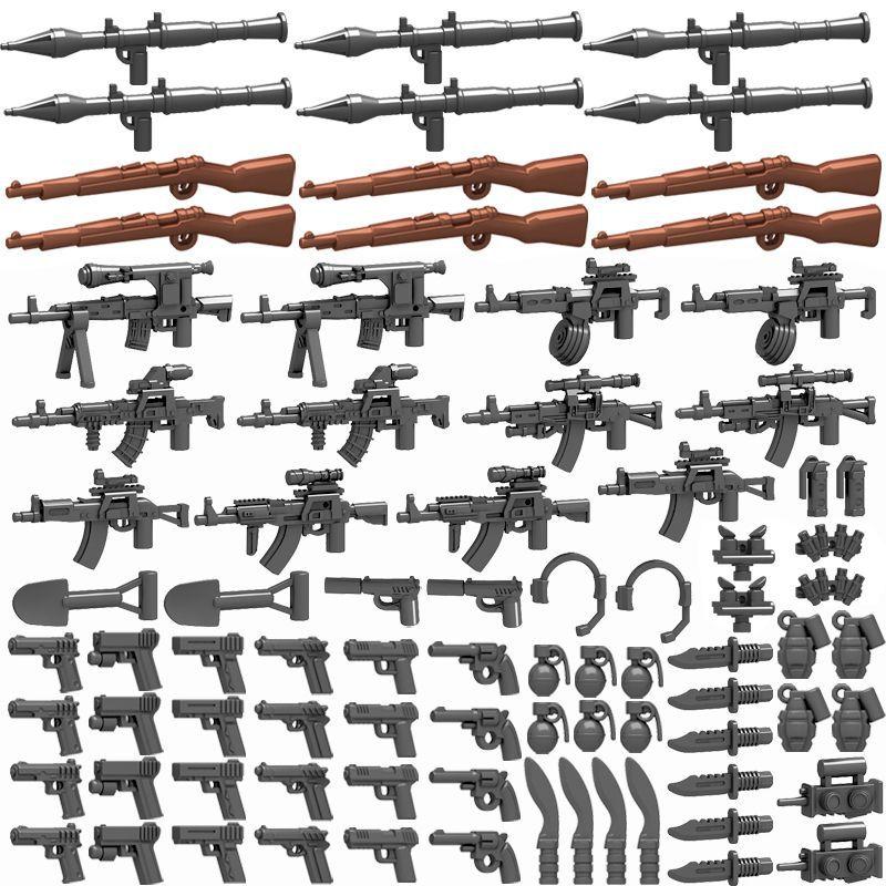 Compatible Building Block Military Gun Miniature Special Forces Assembly Boy Child Police Soldier