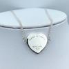 Heart Charm 925 Silver Necklace Women's Double Chain Pendant Sweet Personality High-End Jewelry Friendship Gift for Girlfriend