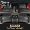 Для Tesla MODEL 3 -2024      Автомобильный коврик Автомобильное ковровое покрытие Аксессуары для интерьера Защитный
