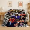 King of Pop Star MJ Michael Jackson Flannel Blanket Soft Warm Throw Blanket for Bedroom Living Room Bed Travel Camping Picnic