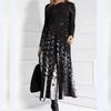 Autumn And Winter Women's Dresses Casual Long Sleeves Long Bohemian Printed Dress Women Clothes