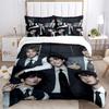 3Pcs Boy Band Poses Together Bedding Sets For All Sizes New 3D Printed Bed Cover Comforter Duvet Cover Pillowcase Bedroom Decoration