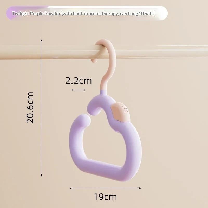 Multifunctional Rotatable Hanger for Scarves Belts Ties Hats Anti Slip Rack Home Wardrobe Closet Storage Organization
