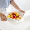 Camellia Antibacterial Double-Layer Kitchen Drain Basket