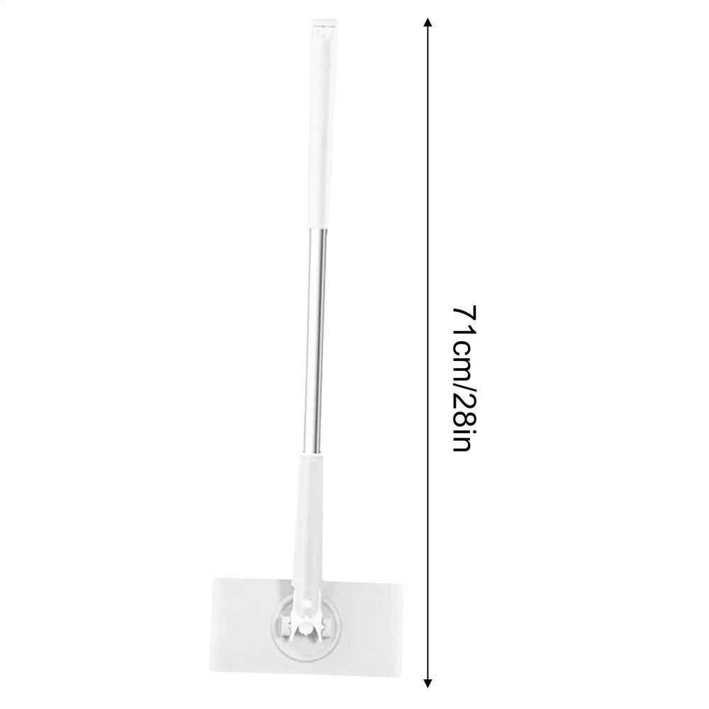 Mini Mop Hands-Free Foldable Scrubber 360 Degree Rotating Automatic Cloth Changing Mini Mop for Kitchen Bathroom Tableware