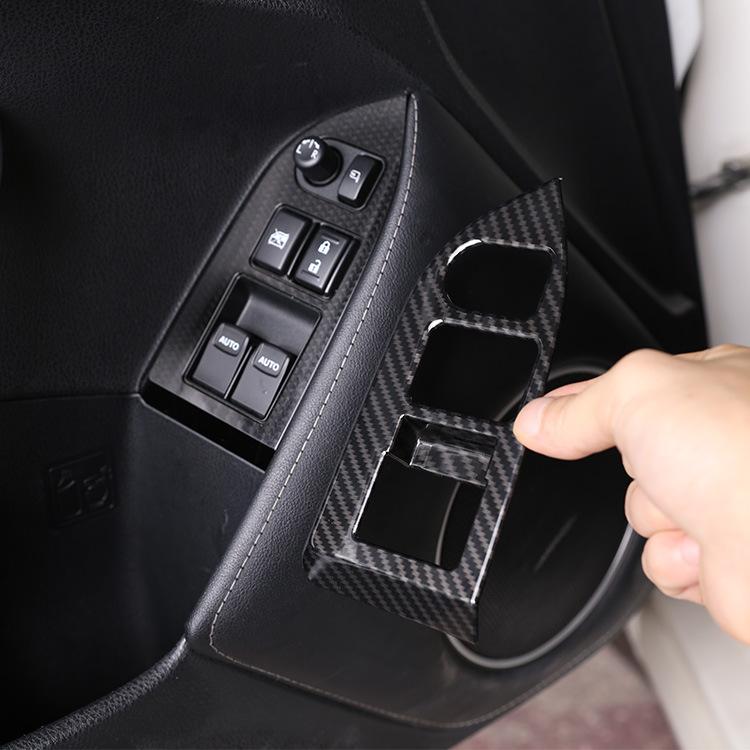 2 шт./компл. ABS автомобильная дверь, стекло подъемного переключателя, рамка, декоративная наклейка для Subaru BRZ/Toyota 86 2012-Авто интерьер