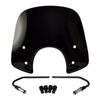 waase For Piaggio Vespa Primavera 150 125 2013-2022 Windscreen Windshield Wind Deflector Shield Screen Visor Glass with Bracket