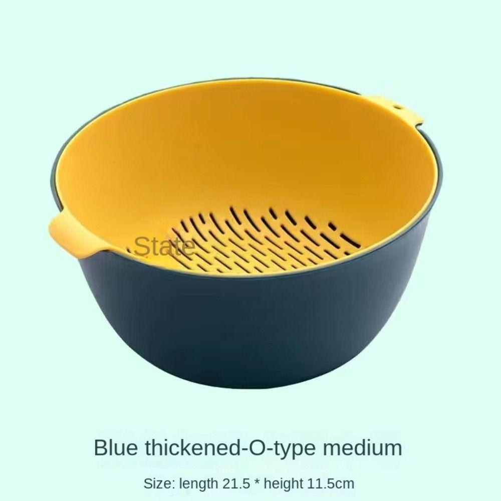 Drainer Plastic Drain Basket Vegetable Cleaning Tool Washing Storage Basket Kitchen