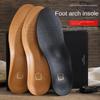 Orthopedic Insole PU Genuine Leather Flat Feet for Men and Women with High Arch Support for Breathability, Sweat Absorption, and Odor Prevention