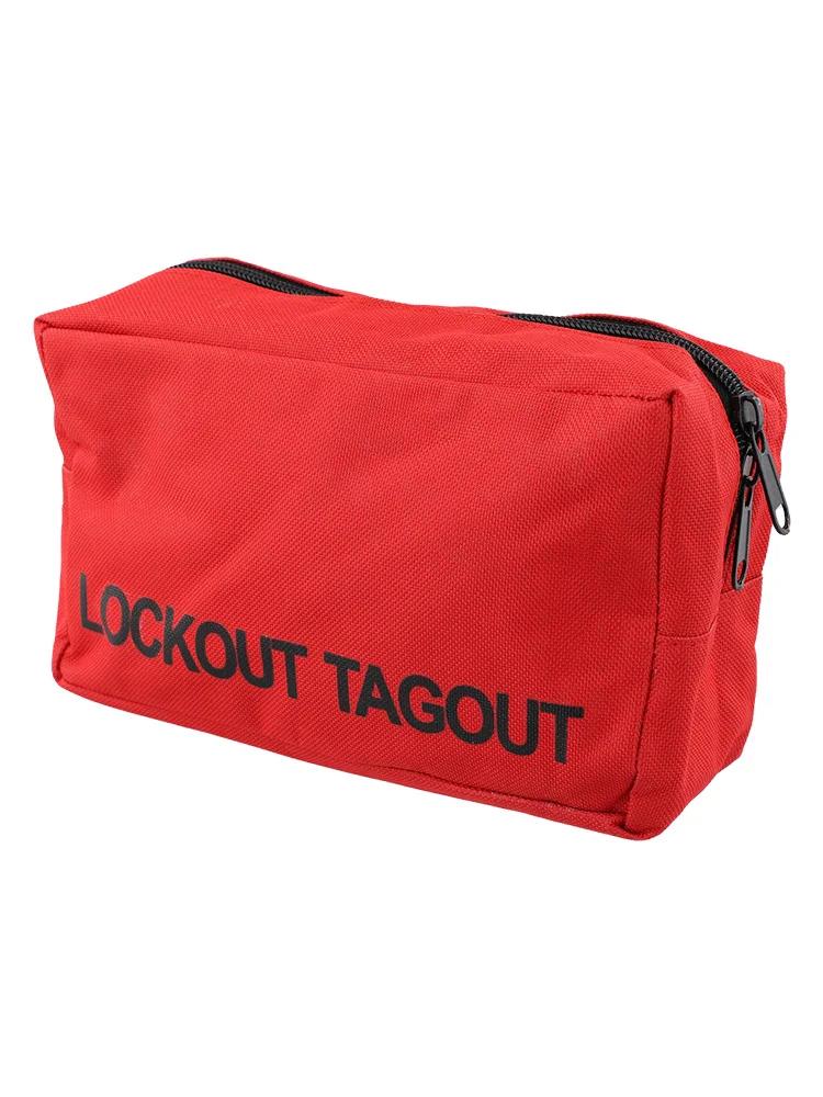 Стильный аксессуар-сумка Lockout Tagout Красная сумка Lockout Сумка безопасности Набор Lockout Качественный материал Хранение Универсальная сумка для инструментов