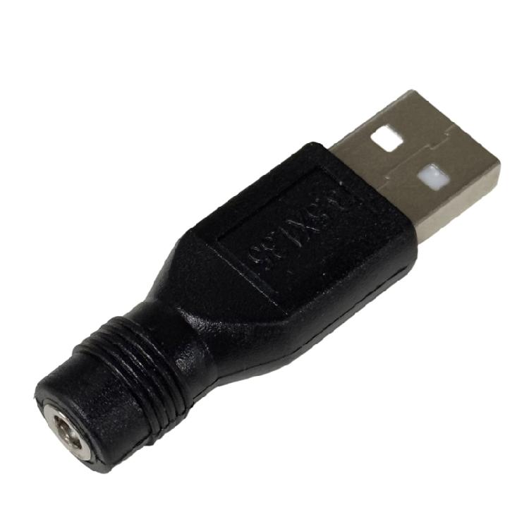 Компактный USB-адаптер-преобразователь для зарядки, с разъемом USB Male на DC Female, 4,8 см, аксессуары