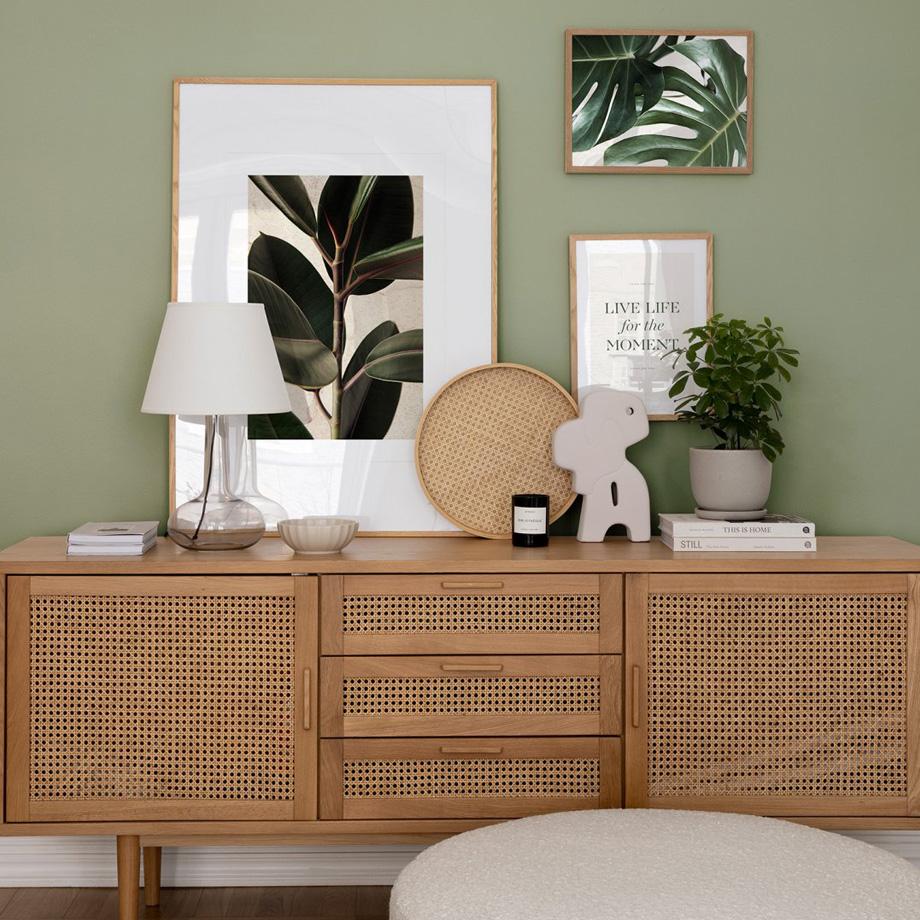 Листья монстеры зеленые растения цитаты скандинавские постеры и принты холст картины современные настенные картины для декора гостиной