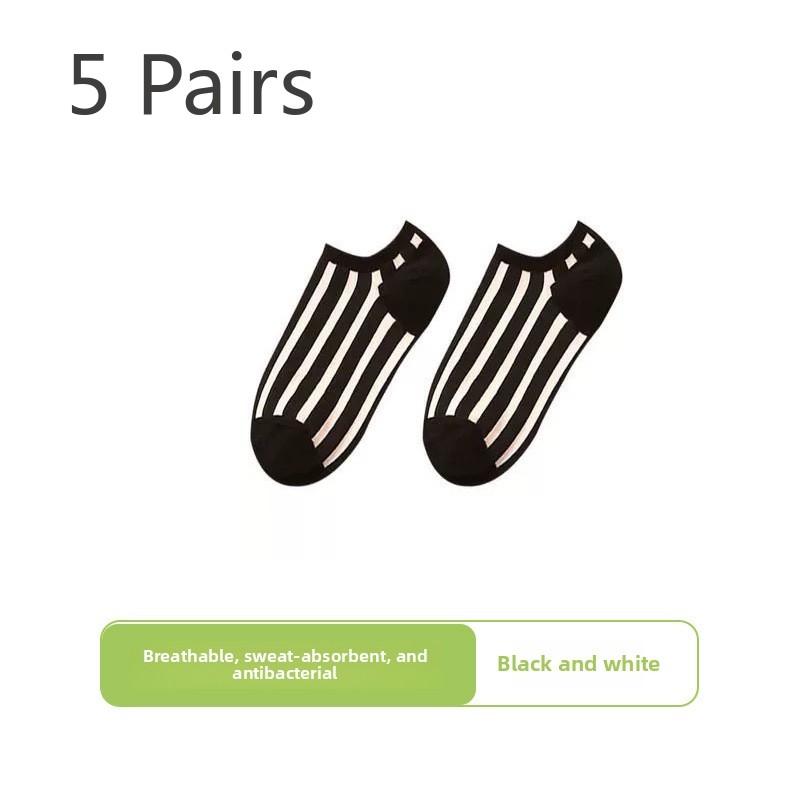 5 пар мужских дышащих и отводящих пот коротких носков-труб, которые не оставят равнодушными невидимые носки-лодочки