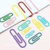 8 шт. Увеличенные пастельные бумажные зажимы Гладкие металлические зажимы Многоцелевые помощники