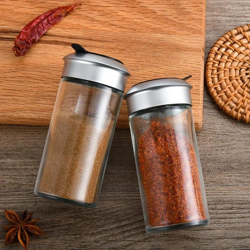 Rotating Lid Seasoning Jar for Baby Food Supplements, Pepper, Salt, and Condiment Storage In the Kitchen - Convenient and Organized Spice Container