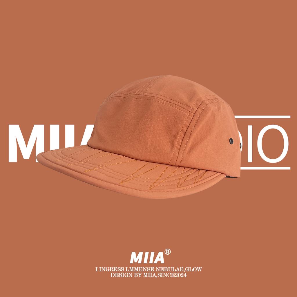 Корейская ретро-бейсболка из 5 панелей, быстросохнущая, унисекс, летняя, легкая и дышащая, модная, универсальная, с плоскими полями, в стиле хип-хоп