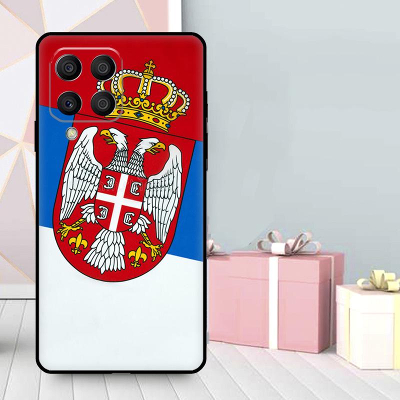 Флаг Сербии Сербский Чехол Для Samsung Galaxy M56 M52 M32 M53 M16 M11 M21 M31 M35 M12 M13 M14 M15 M36 M55 M34 M54
