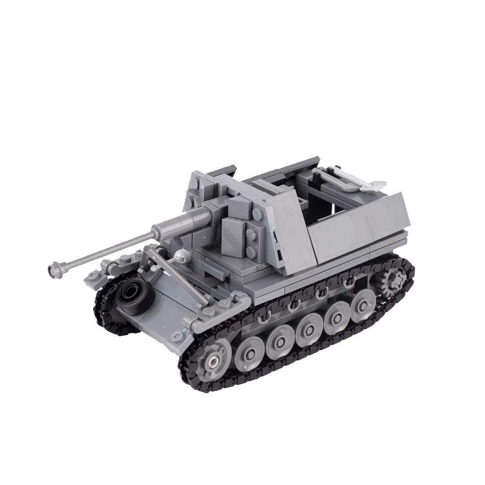 Военный США Франция Великобритания Бронированная машина MOC Конструктор Фигурка солдата Танк Орудийная тележка Пушка Медицинский грузовик Транспортная игрушка K33