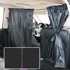 2pcs/set Sun Shade Privacy Curtain Taxi Car Isolation Curtain Partition Protection Curtain Commercial Vehicle Car Accessories