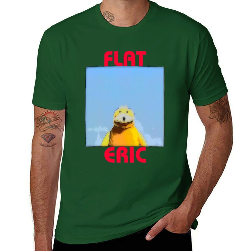 Футболка Flat Eric смешные костюмы спортивные фанаты кроссвит футболка мужская приталенные футболки для мужчин