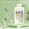Kaqi Duoduo Non-Slip Silicone Handle Nail Clippers Set - Stainless Steel Flat & Bevel Clippers KK826