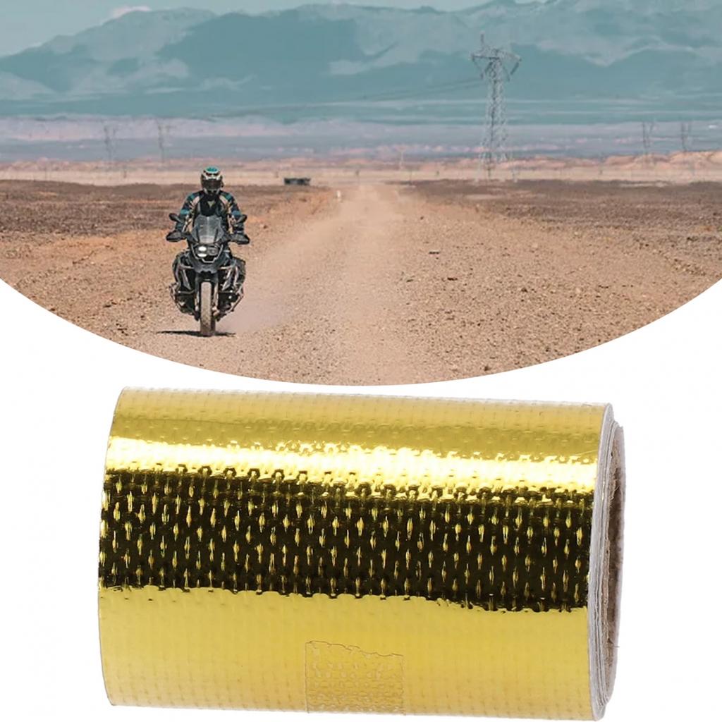 Heat Shield Wrap Tape 2021 Fiberglass Gold Heat Insulation