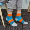 1 Pair Anti-Sweat Five Finger Socks Anti-Bacterial Dress Socks with Toes Toe Socks Running