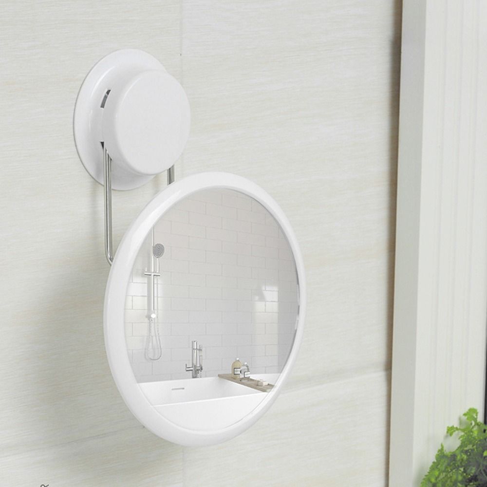Adjustable Suction Cup Makeup Mirror 360 Degree Rotation Wall Mounted Vanity Mirror Women