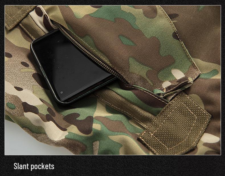 Мужская тактическая куртка-бомбер с воротником-стойкой на осень-зиму – Бейсбольная форма в стиле пилота ВВС