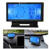 CD60 Multifunctional Digital Car Automobile Thermometer Gauge with Time Navigation Function