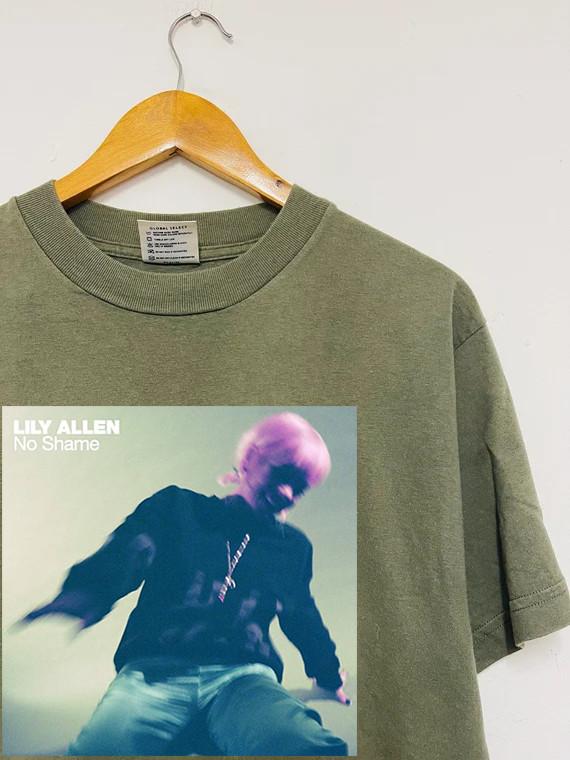 No Shame Album by Lily Allen Military Green Cotton T Shirt Size S5XL Unisex T-Shirt