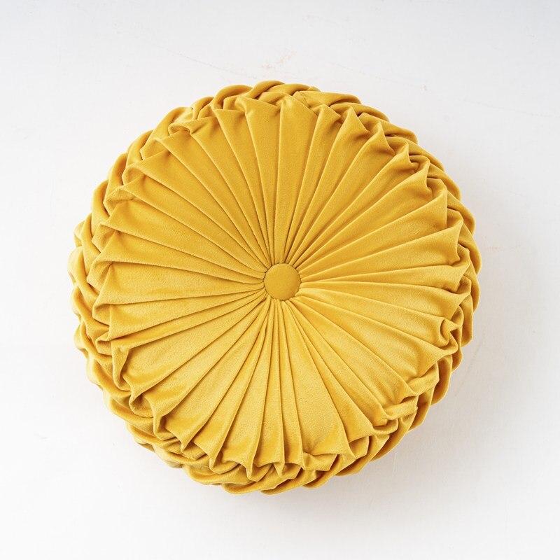 Бархатная подушка с тыквой Морса, креативные диванные подушки, напольная наволочка, сплошной цвет, роскошные домашние подушки для отеля