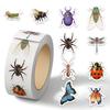Cartoon Holiday Gift Sealing Stickers - 500 Self-Adhesive Journal Stickers per Roll
