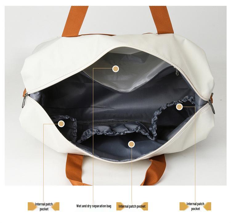 Дорожная сумка большой вместимости для фитнеса, спорта и деловых поездок - Маленький багаж и решение для хранения для студентов