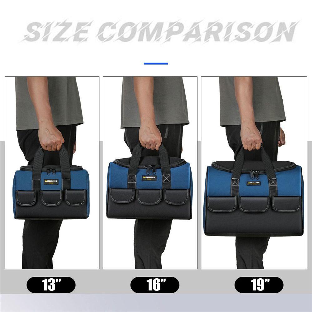Waterproof Toolkit Oxford Tool Organizer Durable Square Tool Bag Garage