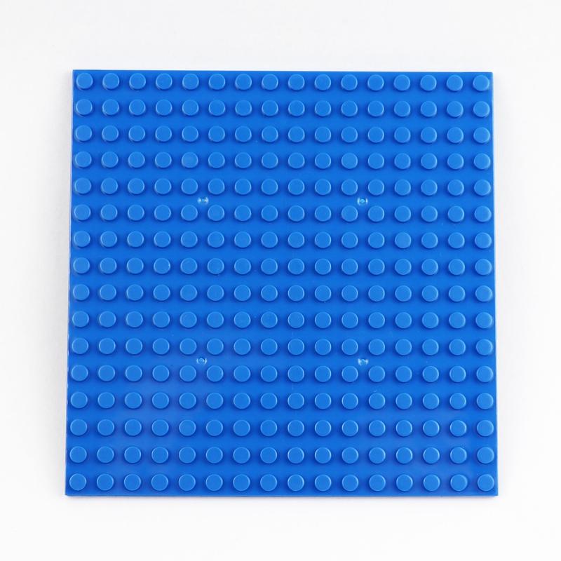 1 шт. Двусторонняя базовая пластина 16x16 точек Строительные блоки Сборка MOC Кирпичи Базовая пластина Городской Дом Строительная Доска Аксессуар