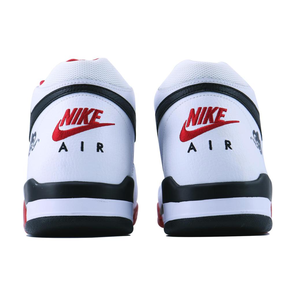 Nike Flight Legacy Высокие винтажные баскетбольные кроссовки Унисекс Красный Белый Черный BQ4212-100(Team168-)