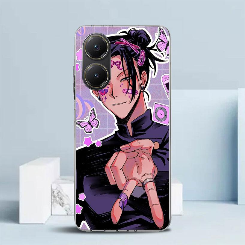 Kaisen J-Jujutsu Geto Suguru Чехол для телефона для Xiaomi Poco F7 Ultra X5 X6 X7 Pro M7 Redmi 15C 15 13C 13 12C 12 10C 10 10A 9 9C 9A 9