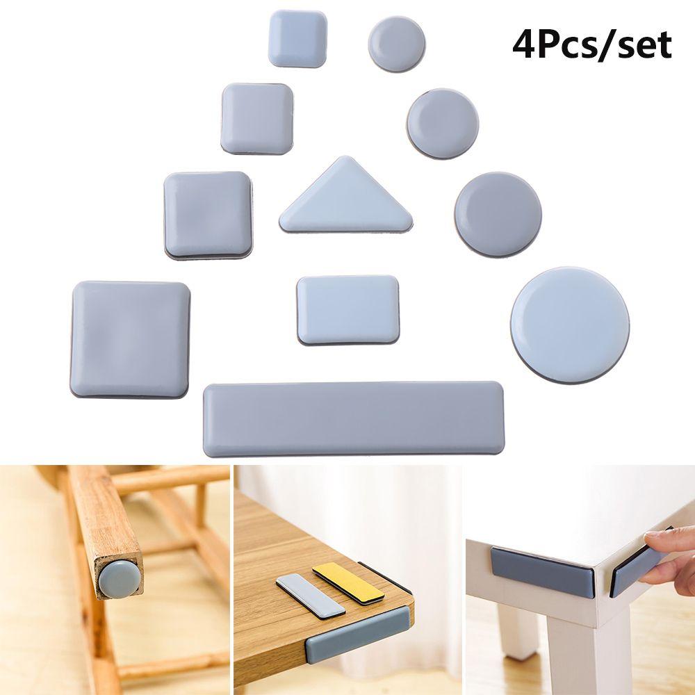 Fittings Self-Adhesive Easy Move Slip Mat Floor Protector Furniture Leg Slider Pads Anti Noisy