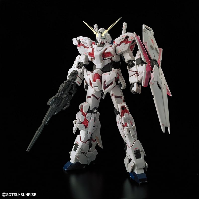 BANDAI SPIRITS RG Мобильный доспех Гандам UC Единорог Гандам Масштаб 1/144 Предварительно окрашенный пластиковый набор модели