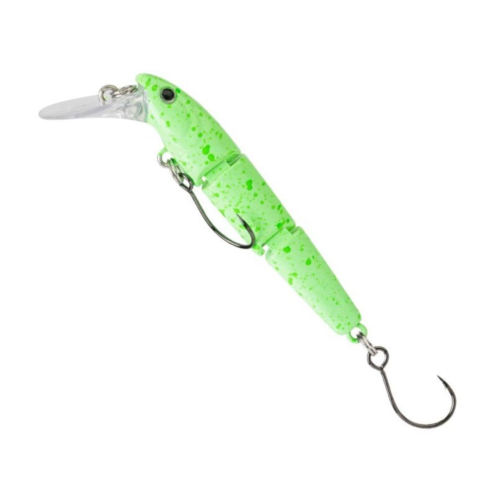 67mm Length Minnow Crank Bait 3 Joints Artificial Bait Artificial Wobbler Lure Stream Fishing
