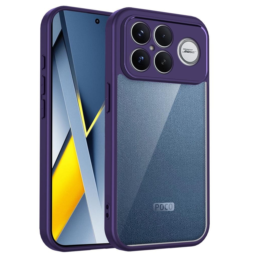 Чехол для Xiaomi Poco F8 Ultra/Redmi K90 Pro Max 5G, матовый, приятный на ощупь, прозрачный PC + TPU, противоударная задняя крышка