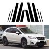 10 шт., стойки для окон и дверей автомобиля, накладка, наклейка для Subaru Crosstrek/Subaru XV/XV Crosstrek 2013-2017, глянцевая черная автомобильная наклейка