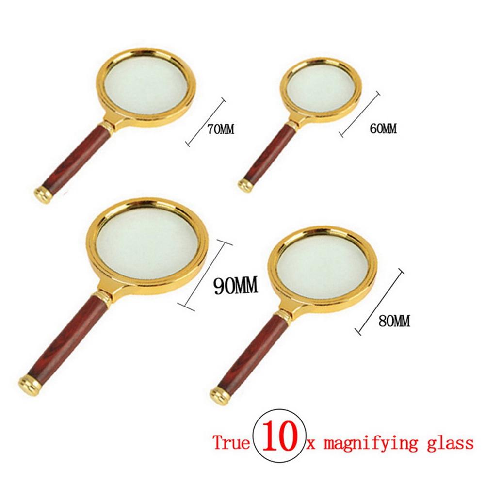 10X Reading Book Loupe Handheld Science Tool Magnifier Loupe Magnifying Glass Reading Newspaper