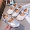 Spring New Korean Style Girls' Fashion Soft-soled Leather Shoes