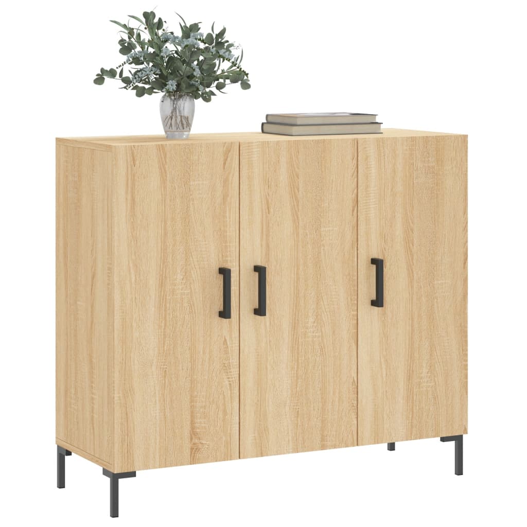 Sideboard Sonoma Oak 90 x 34 x 80 cm Particleboard
